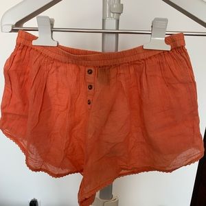 New womens red summer shorts from urban outfitters